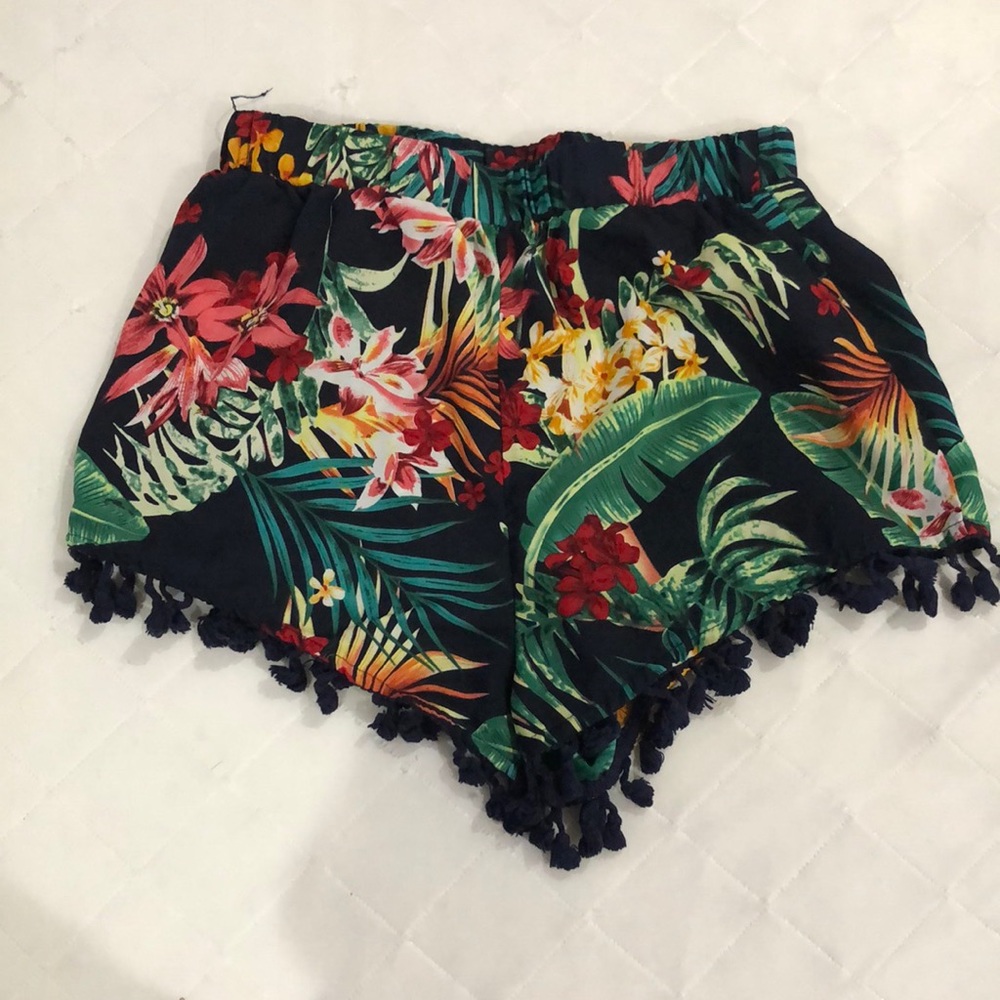Shein floral shorts